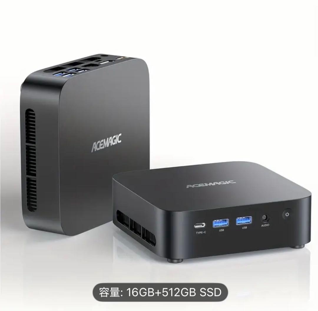 ミニPC Ryzen7 8コア16GB SSD512GB windows