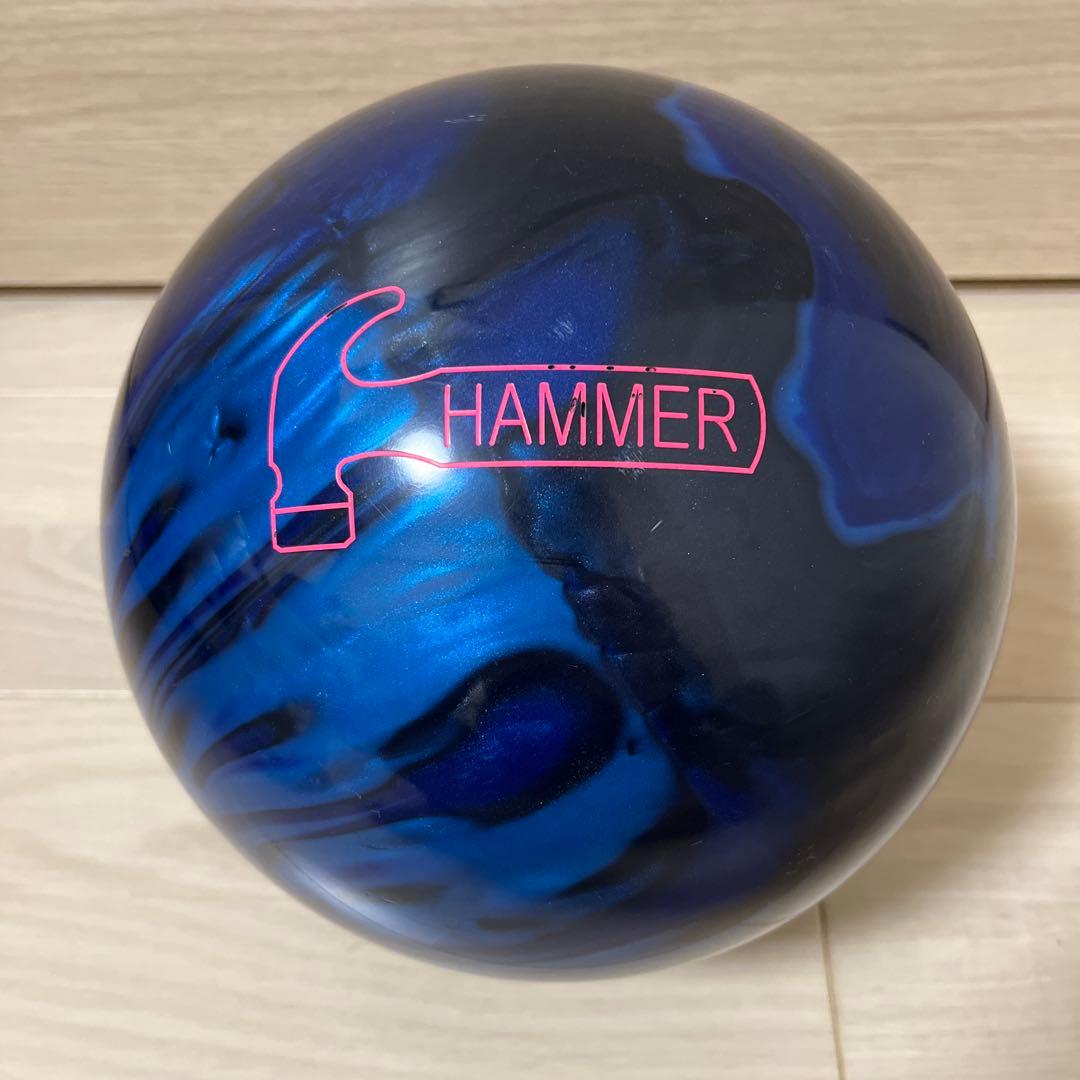 ボウリングボール　ブラックウィドーナイトブレーカー