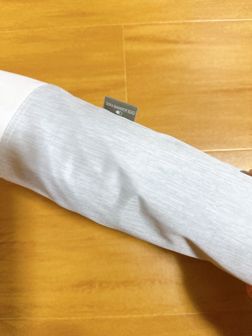 サンバリア100 2段折 コンビmoku グレー 日傘 折りたたみ傘