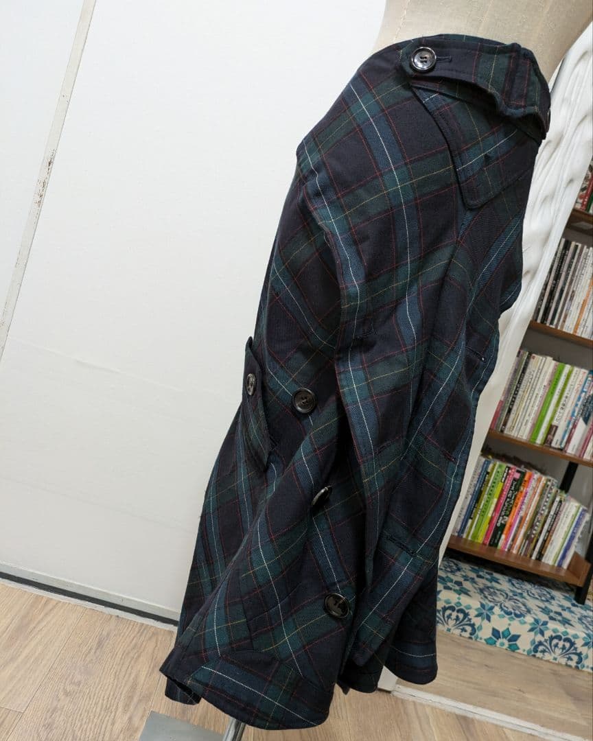 ジュンヤ コム・デ・ギャルソン／グリーンチェックペンギンパンツ