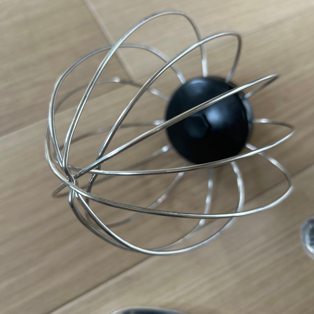 ENRO ミキサー ステンレスボウル付き ブラック・シルバー