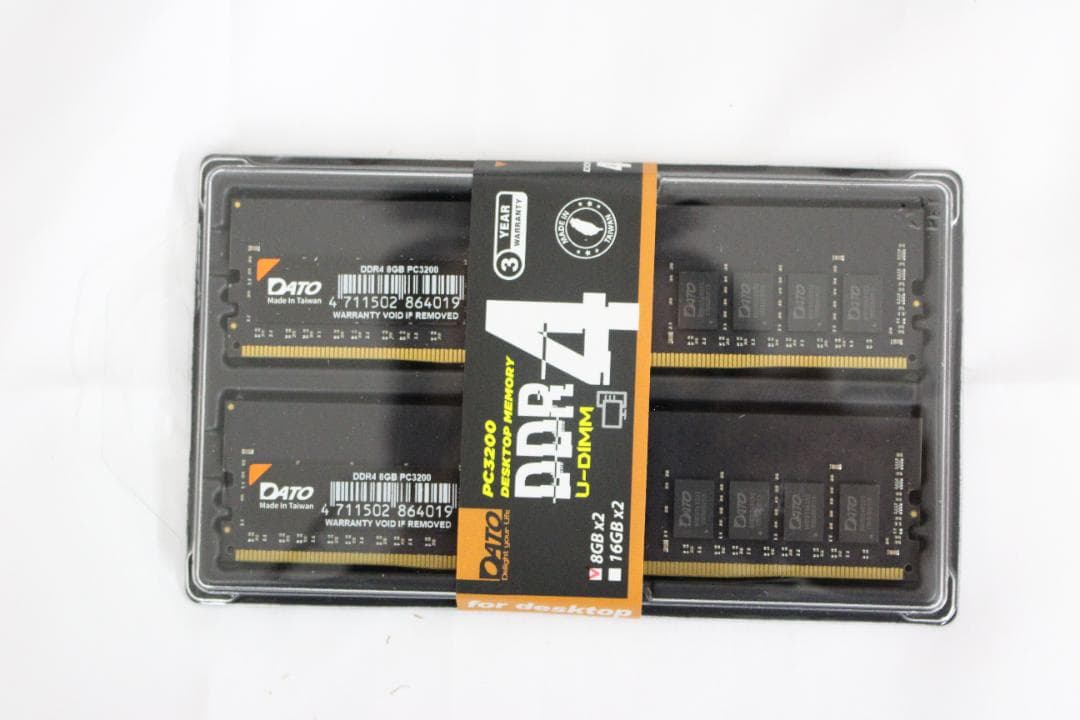 【新品未開封】DATO DDR4-3200 16GB 8GBx2枚 ③