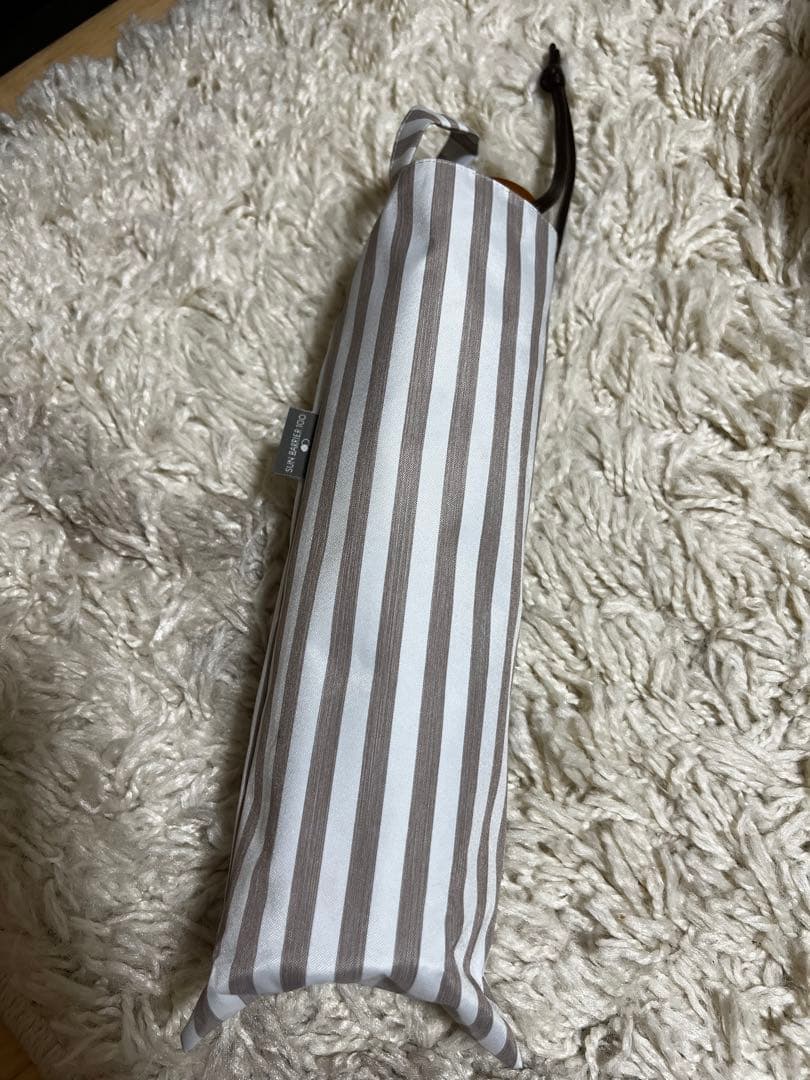 SUN BARRIER 100 折りたたみ傘 ストライプ