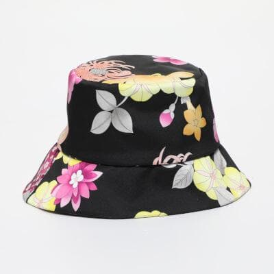 レオナール　花柄バケットハット