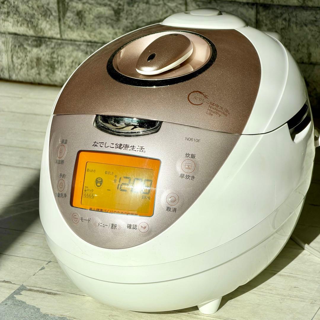 なでしこ健康生活 全自動発芽玄米炊飯器 6合炊きモデル CRP-N0610F