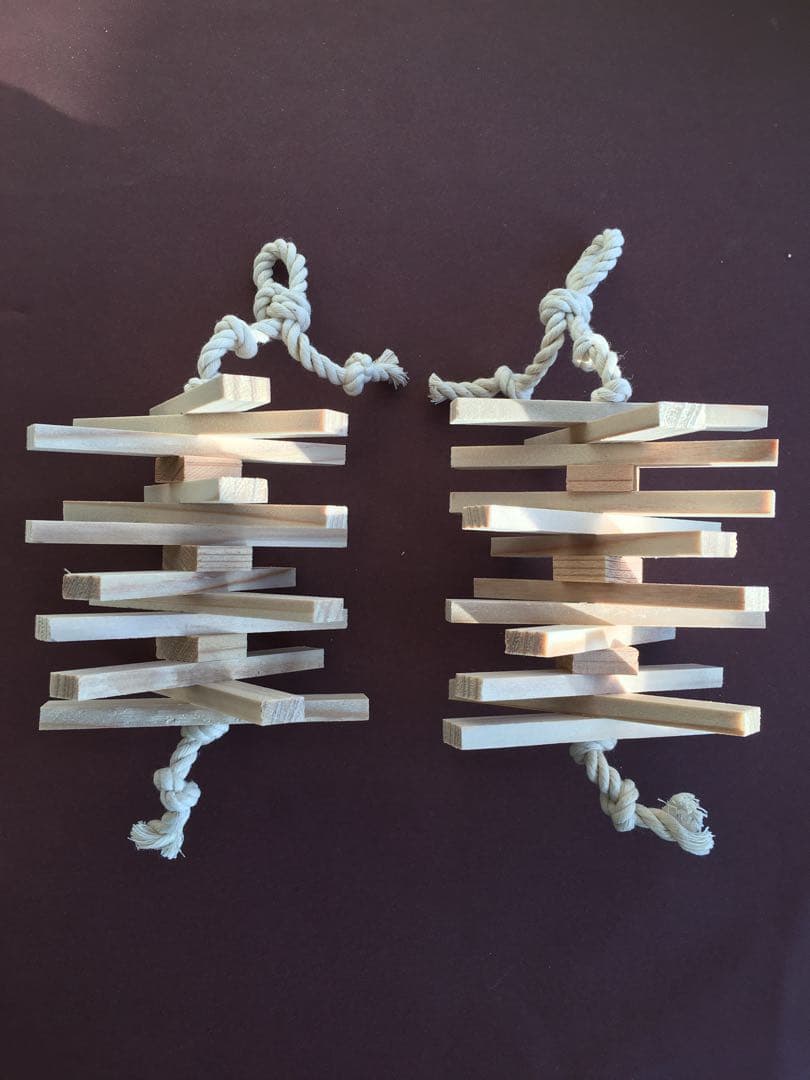 Coco hitomi手作りインコのカジカジおもちゃ50個