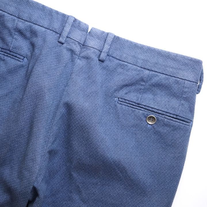 交渉済新品SANTANIELLOサンタニエッロロゴチェーン伊ネイビーパンツ46