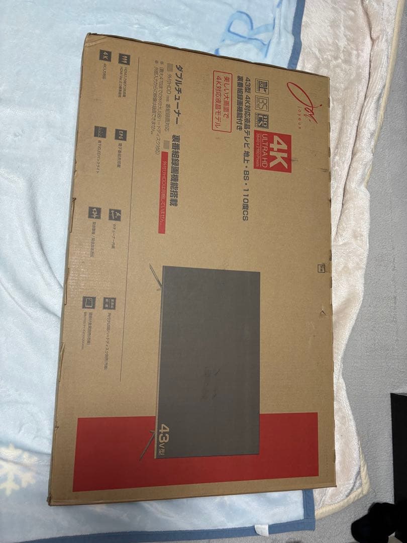 Joyplus 43型 4Kテレビ
