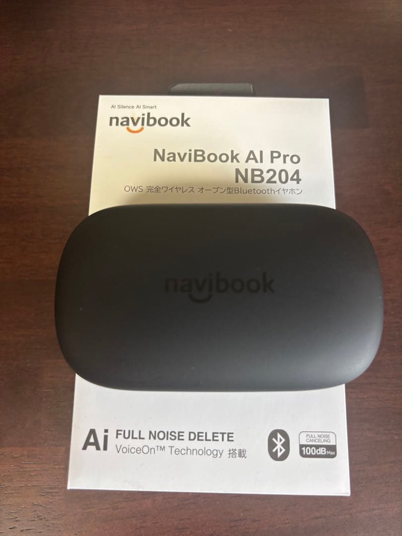 イヤホン NaviBook AI Pro NB204 Black