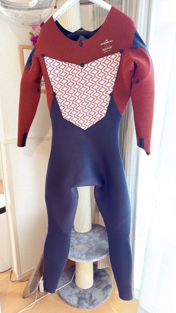 【お得用！】Quiksilver フルスーツ ブラック　5mm メンズ