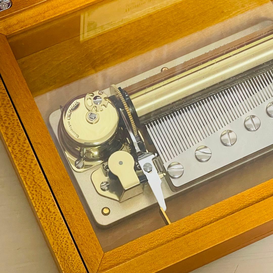 サンキョー オルフェウス 50弁 オルゴール 美女と野獣