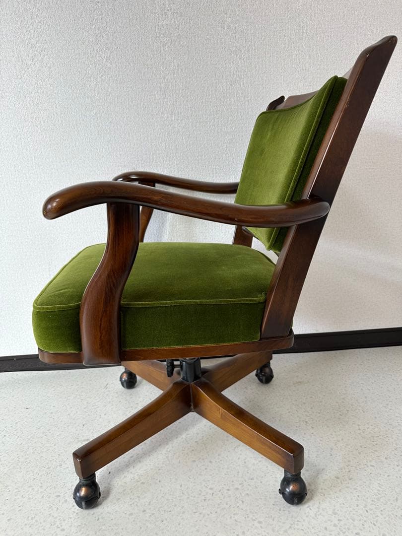 karimoku カリモク コロニアル デスク チェア 書斎椅子 ※i4※