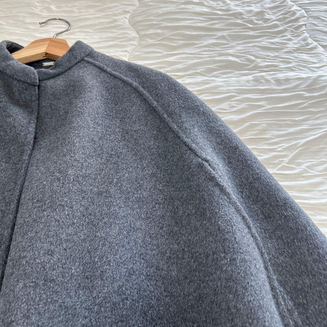 ミラオーウェン　グレー ケープコート