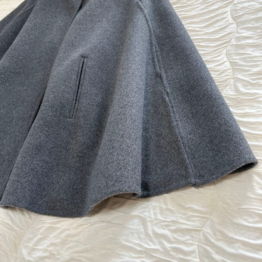 ミラオーウェン　グレー ケープコート