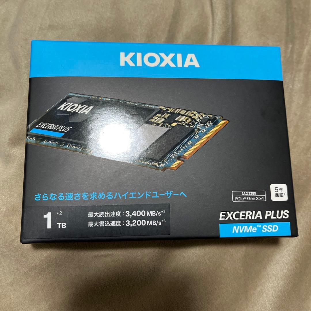 内蔵型SSD KIOXIA EXCERIA PLUS 1TB NVMe SSD