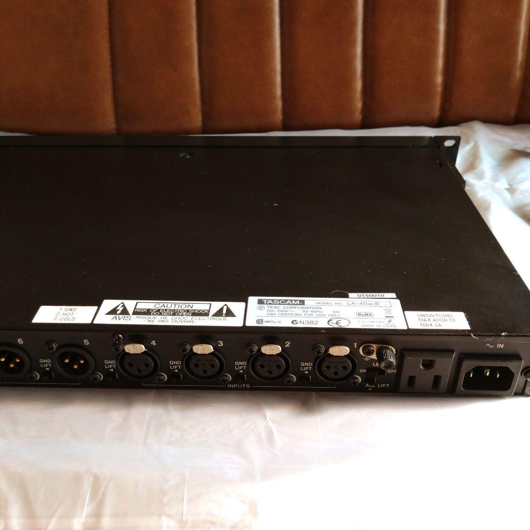 TASCAM LA-40 MK III アンバランスラインコンバーター