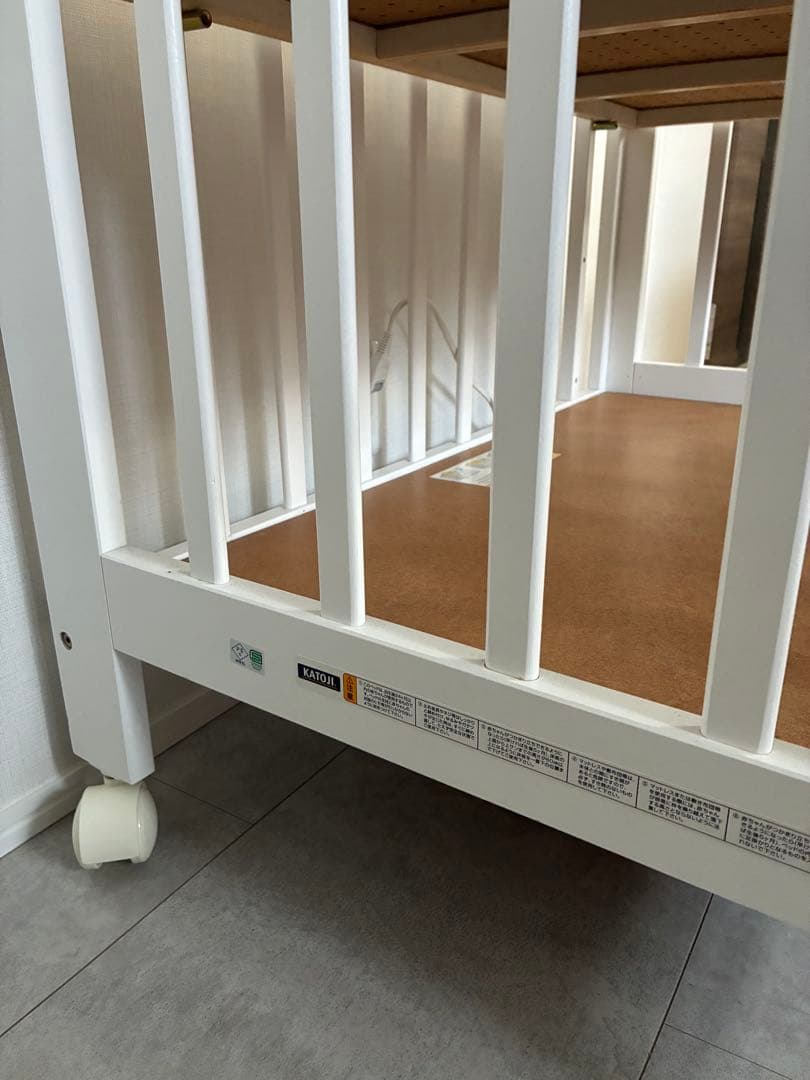 KATOJI カトージ コンパクトベビーベッド ミニベビーベッド　60×90