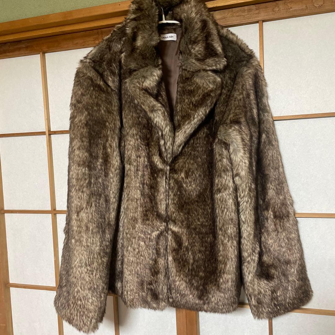 GRADATION F/FUR JK ファーコート　ラグアジェム