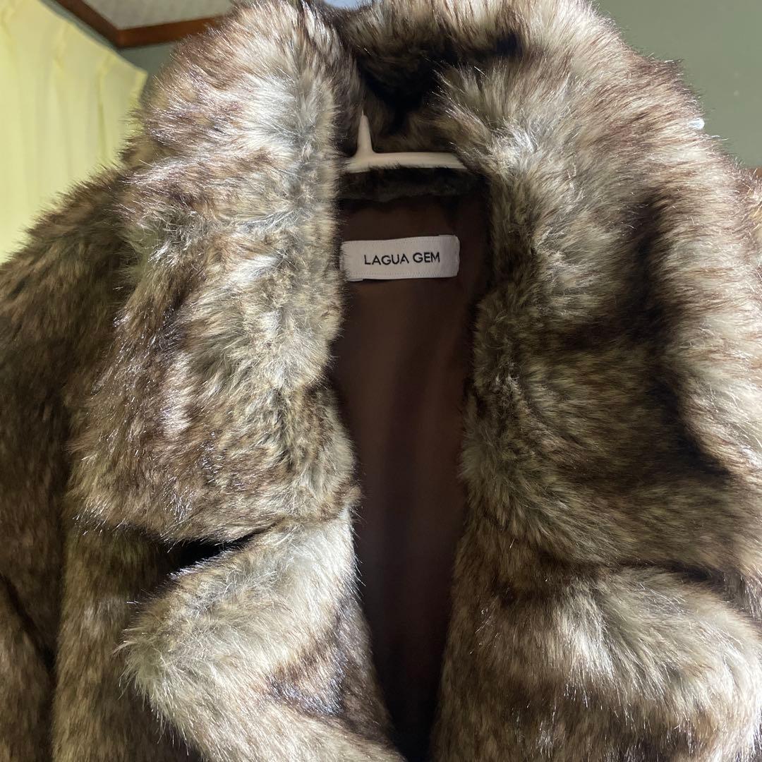 GRADATION F/FUR JK ファーコート　ラグアジェム