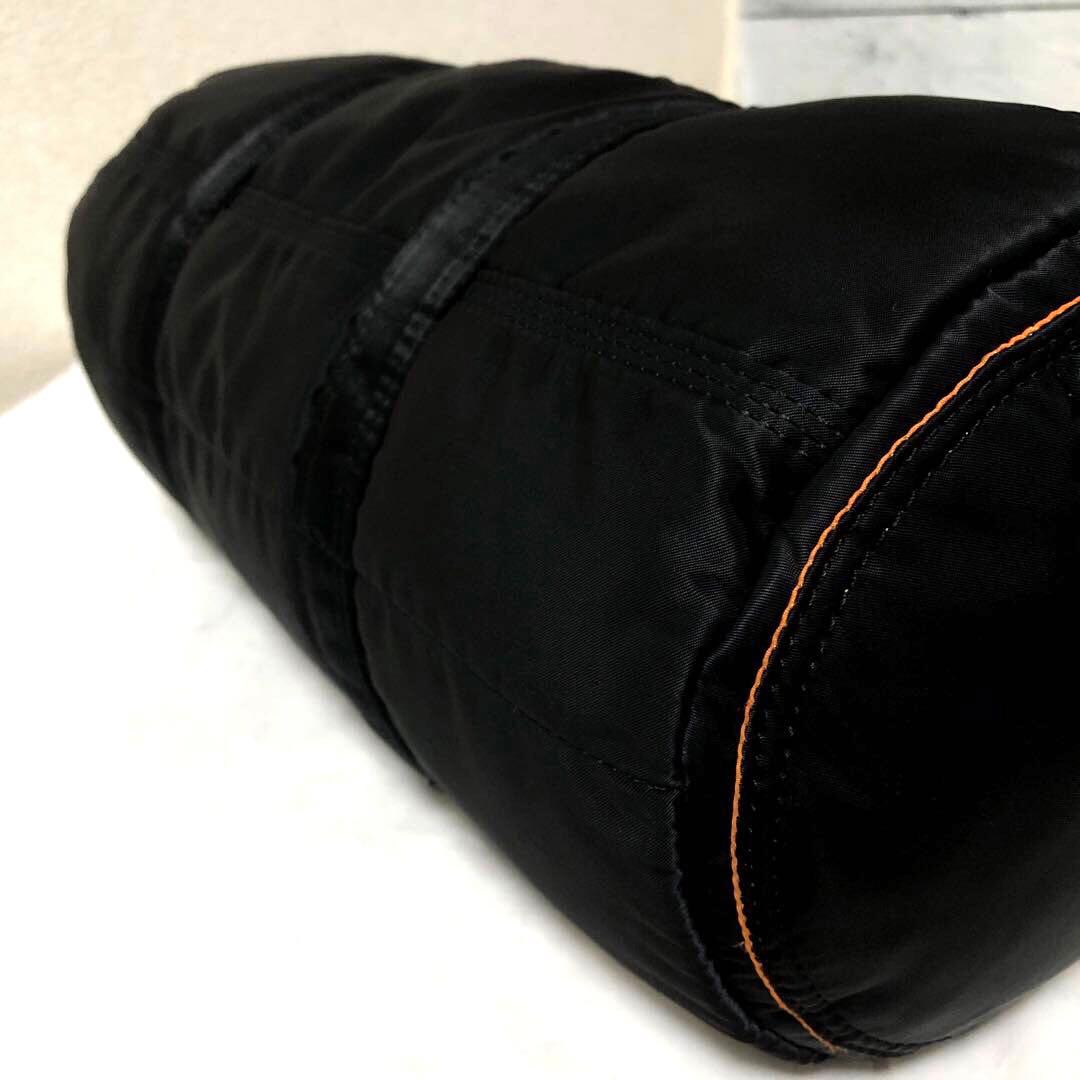 極美品✨希少 ポーター タンカー ダッフル ミニボストンバッグLドラム ブラック