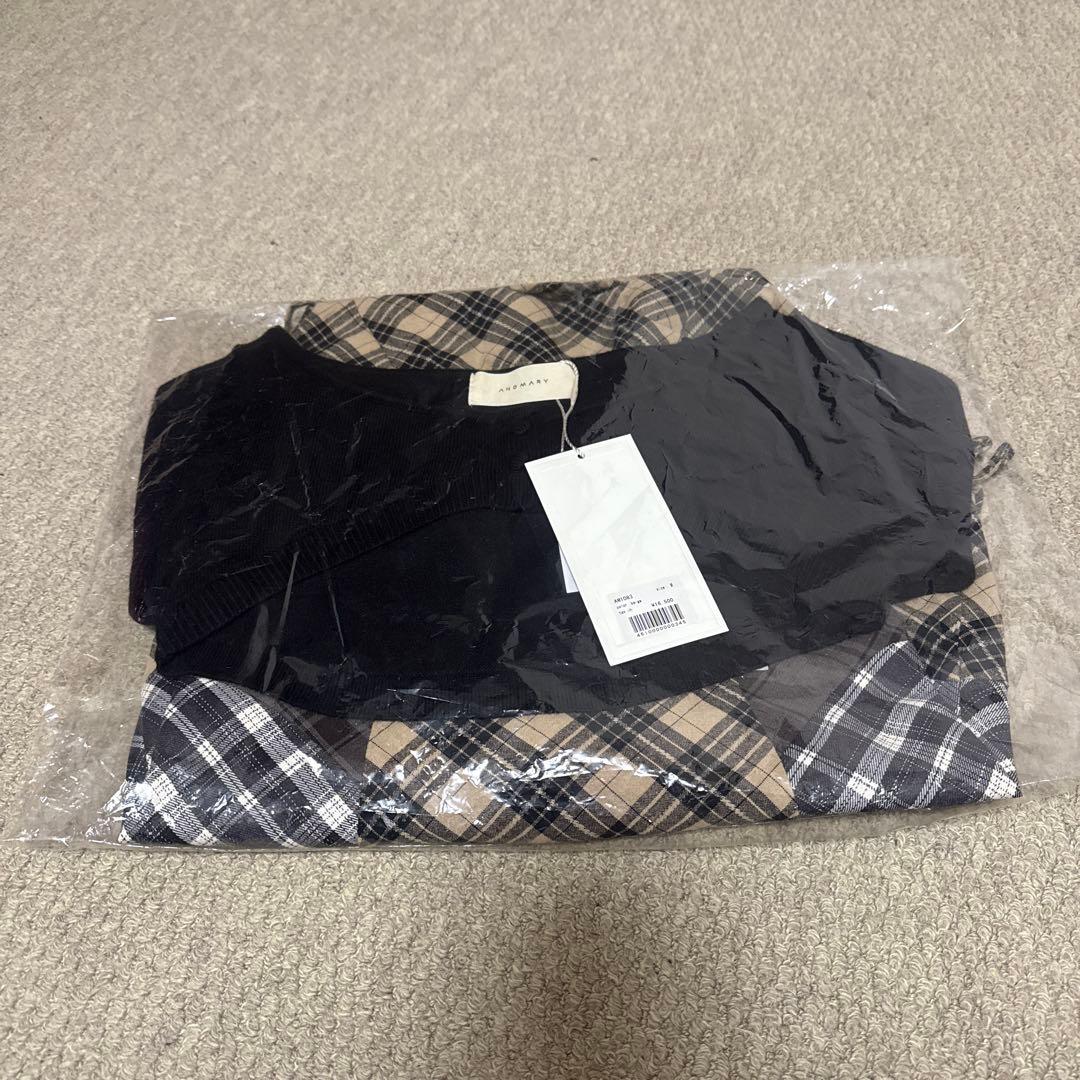 andmary Aine set mini dress beige Mサイズ