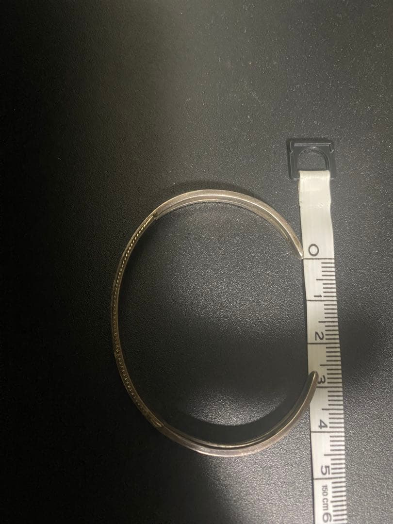 インディアンジュエリー　ズニ族　ブレスレット　バングル