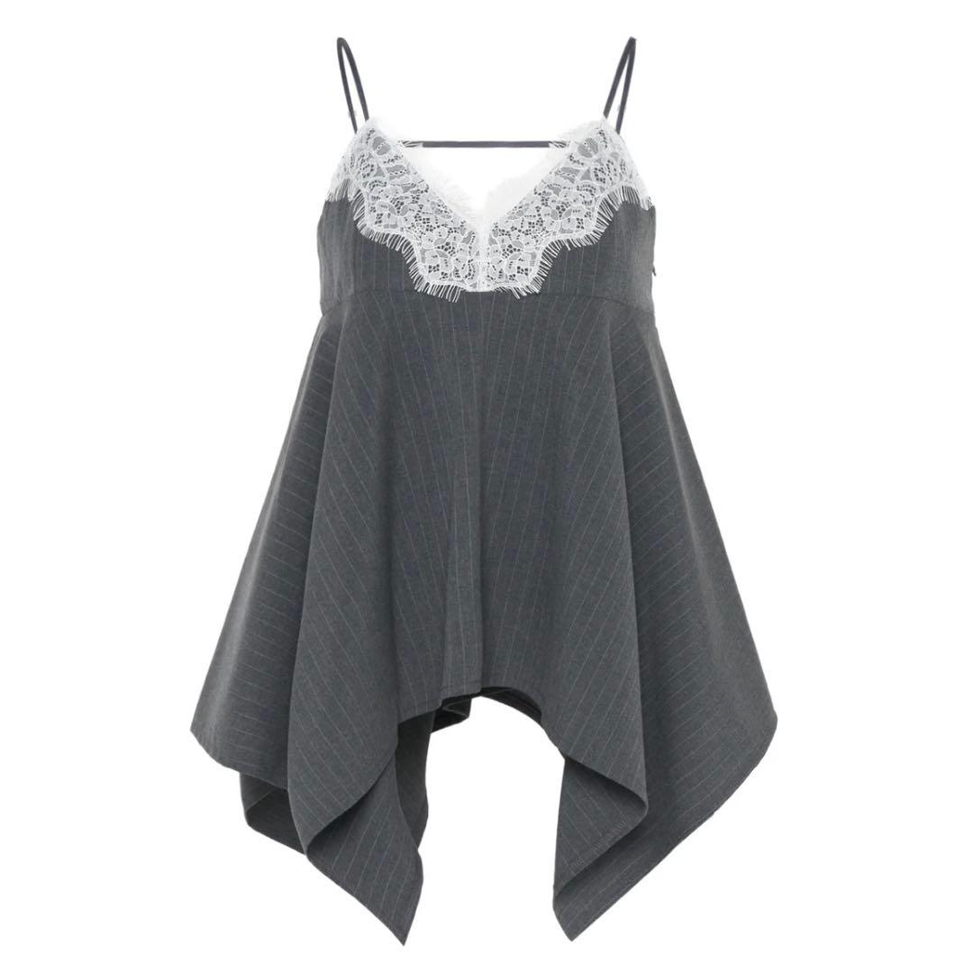 トップス POPPY HANDKERCHIEF HEM LACE CAMI TUNIC