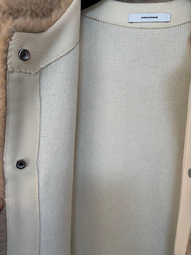 JOURNAL STANDARD ダブルフェイスフェザークルーネックベスト