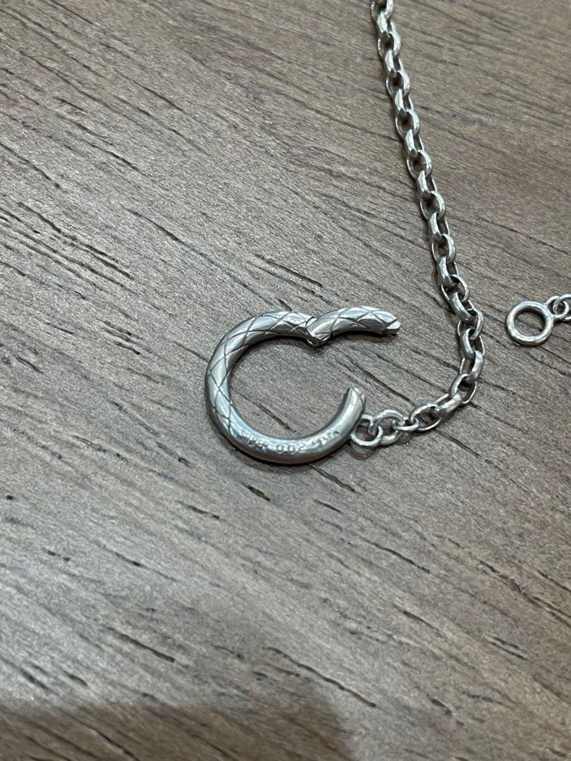 アガット　シルバー ダイヤモンドネックレス（45センチ）