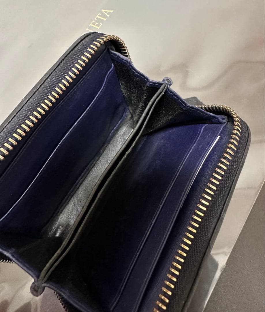 【本体のみ】ボッテガヴェネタ イントレチャートケース/ラム/黒/1️⃣✨✨