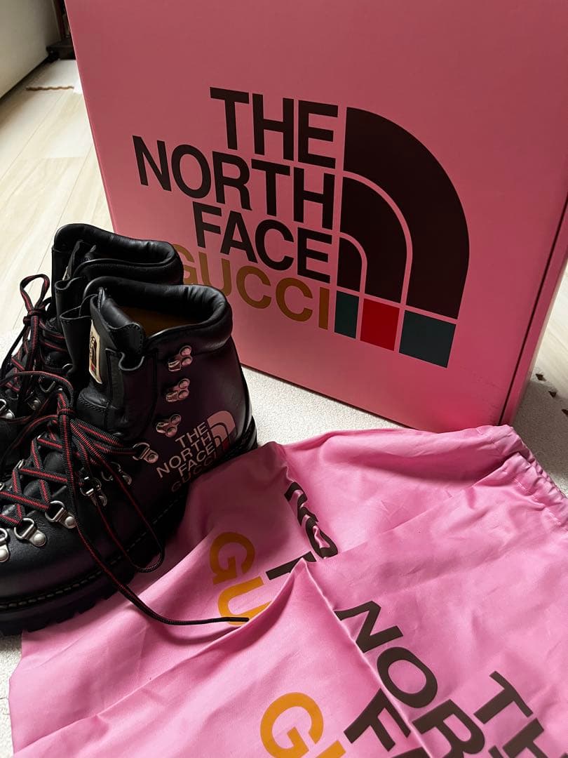 GUCCI×THE NORTH FACE レザー マウンテンブーツ箱付き