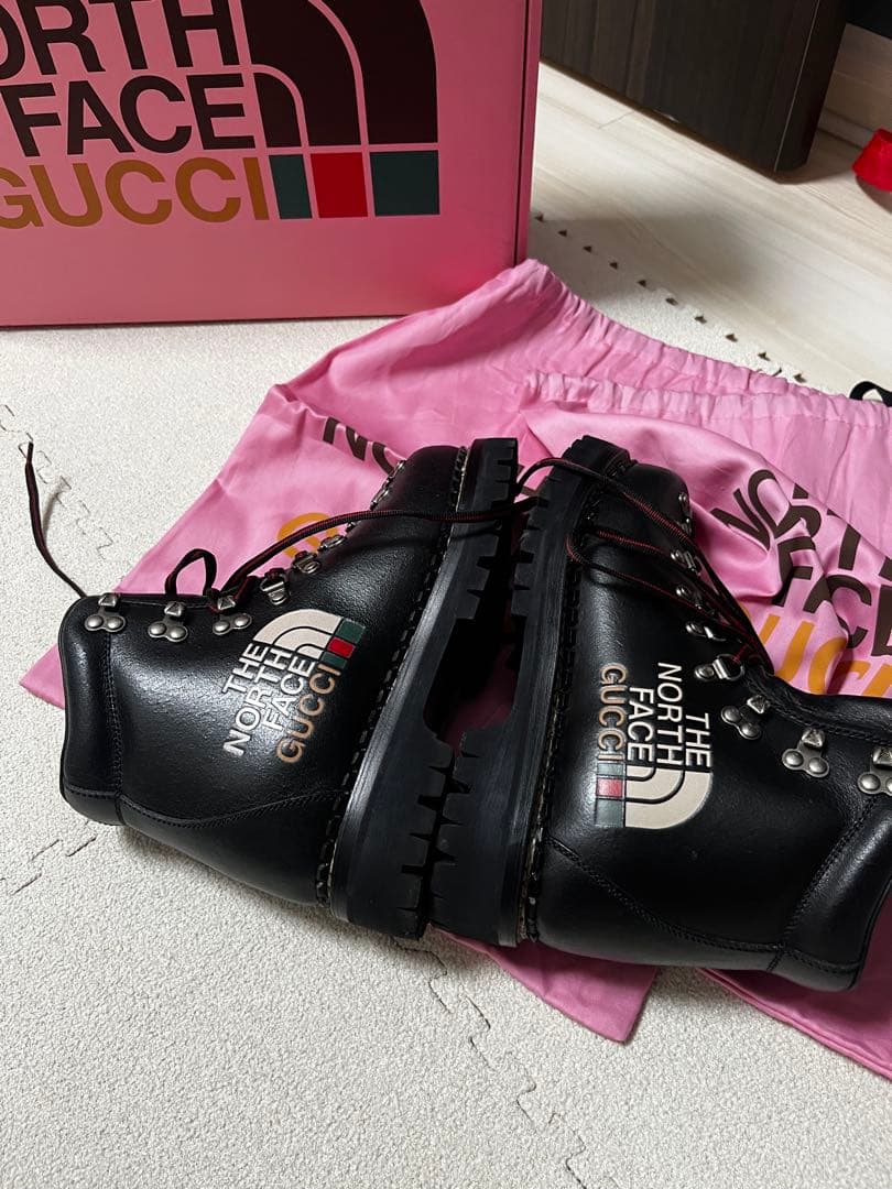 GUCCI×THE NORTH FACE レザー マウンテンブーツ箱付き