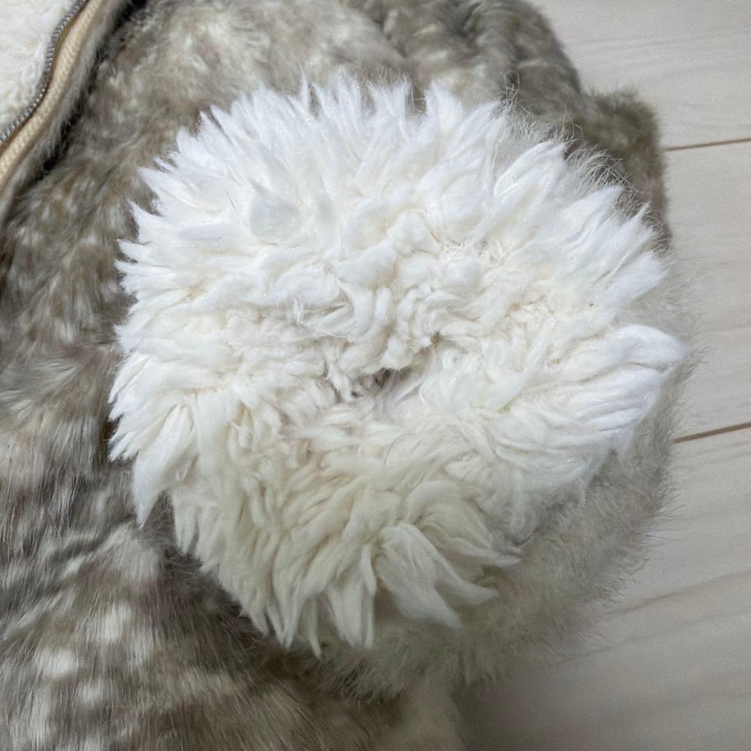 希少　完売　美品　ツモリチサト ゴマアザラシ　ファーブルゾン　パーカー　正規品