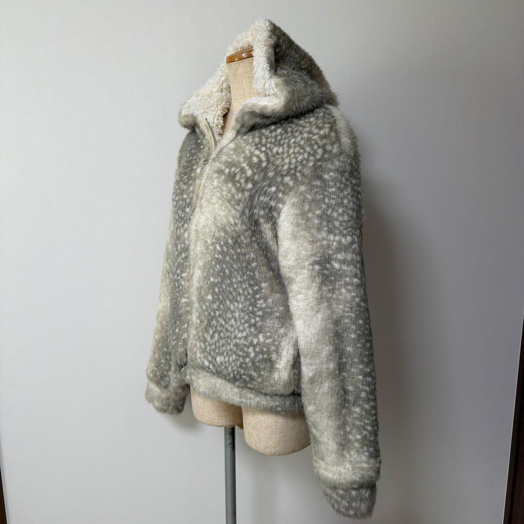 希少　完売　美品　ツモリチサト ゴマアザラシ　ファーブルゾン　パーカー　正規品