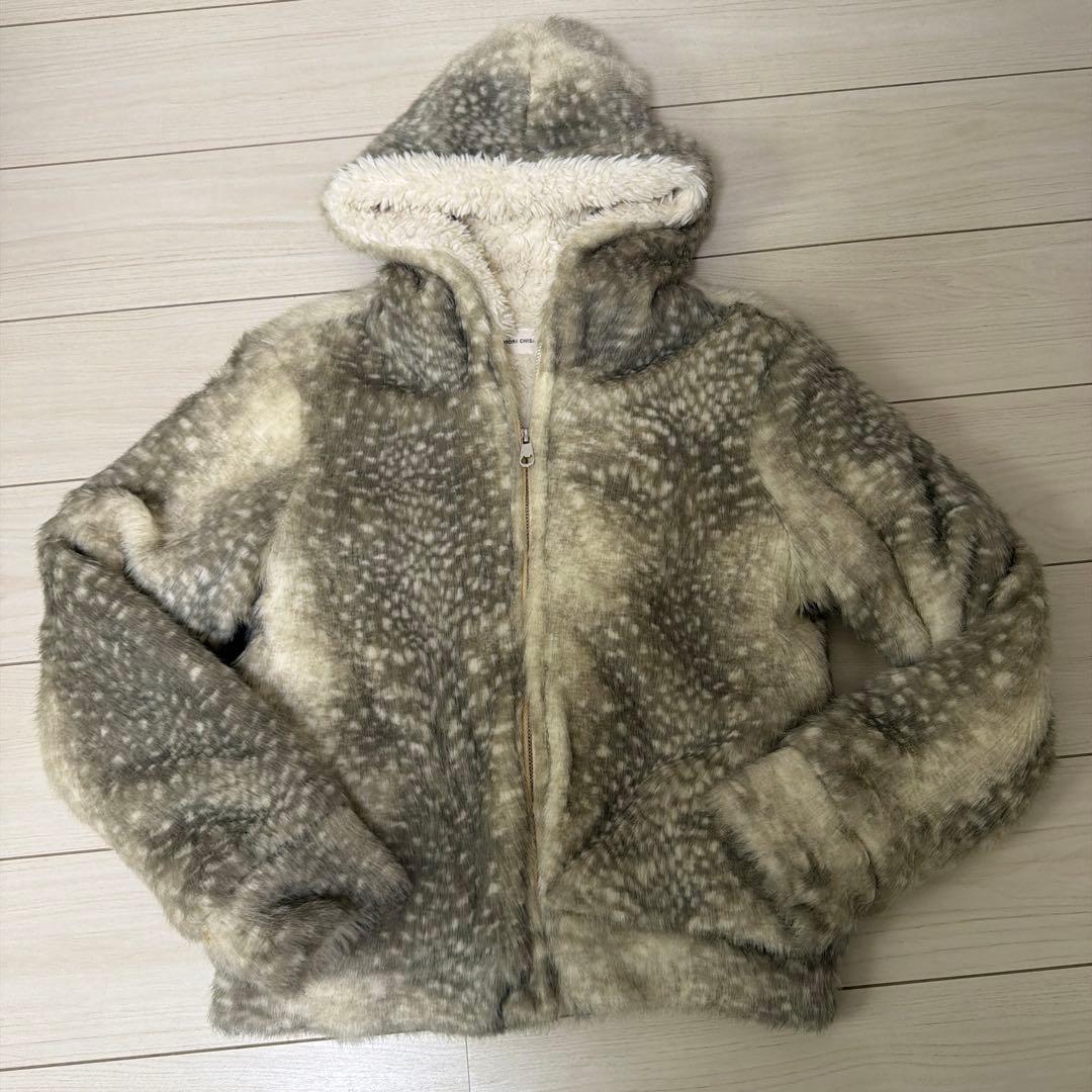 希少　完売　美品　ツモリチサト ゴマアザラシ　ファーブルゾン　パーカー　正規品