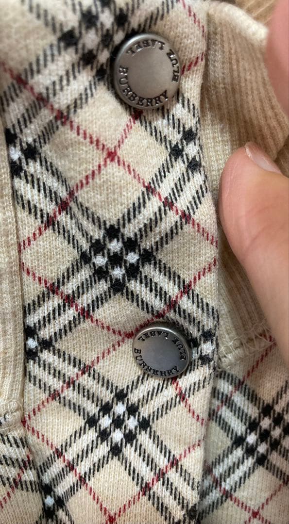 田中　野夫　BURBERRYBLUE LABEL ノバチェック ジャケット