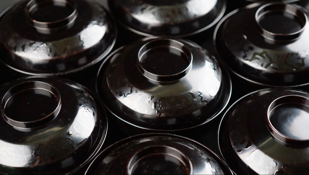 蒔絵　葵紋　菓子椀　10客　共箱