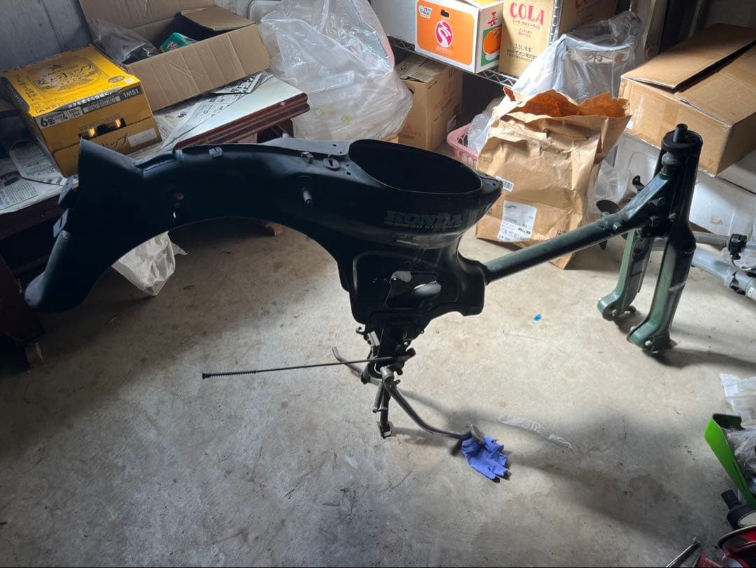 スーパーカブ c50フレームフロントフォーク付き