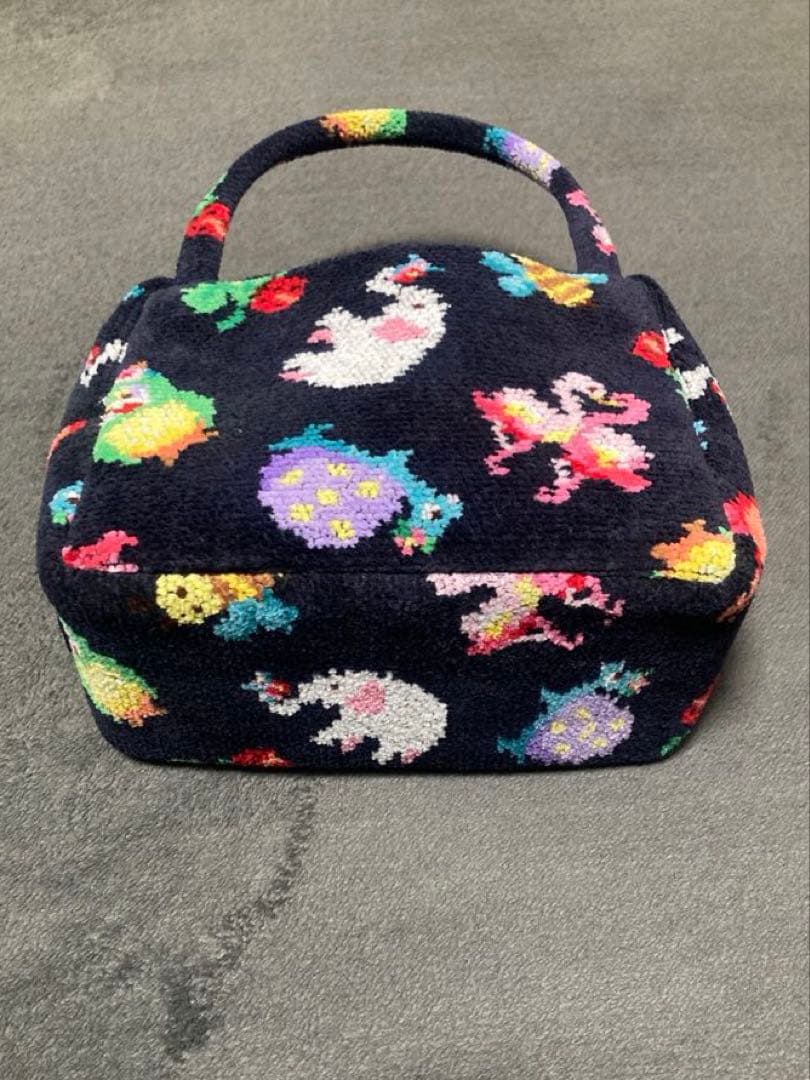 FEILER 神崎恵さん×フェイラーファンキーフォーチュン　ミニキューブバッグ