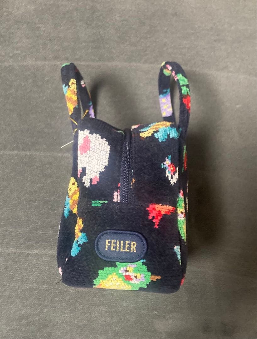 FEILER 神崎恵さん×フェイラーファンキーフォーチュン　ミニキューブバッグ