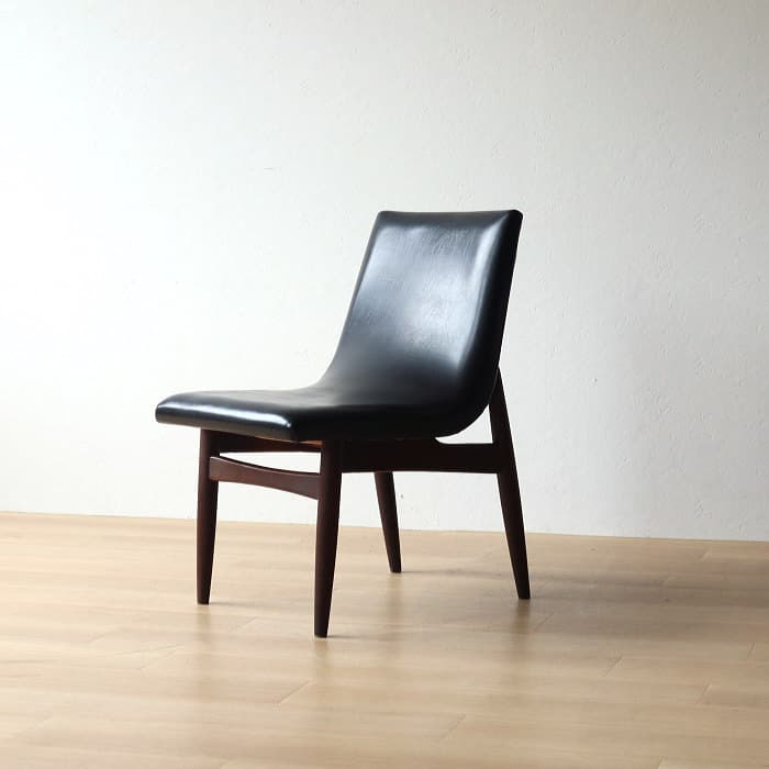 アンティーク 鳥取家具 レトロ ダイニングチェア 北欧風 無垢材