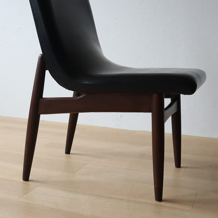 アンティーク 鳥取家具 レトロ ダイニングチェア 北欧風 無垢材