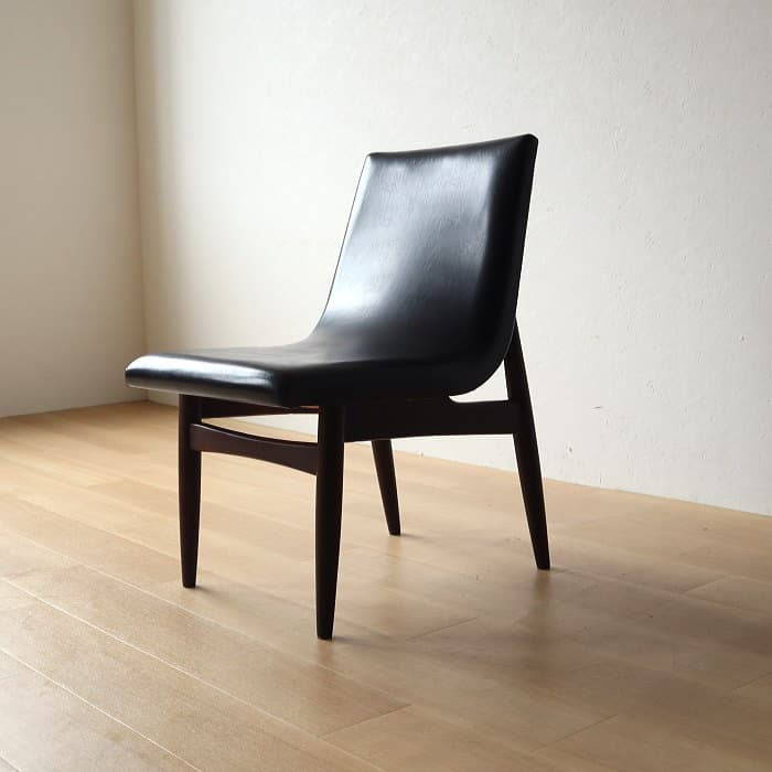 アンティーク 鳥取家具 レトロ ダイニングチェア 北欧風 無垢材