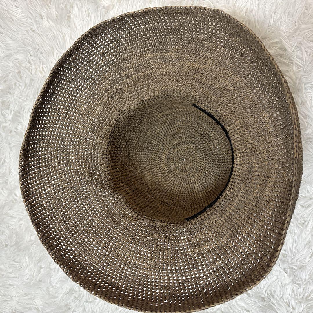 ヘレンカミンスキー　プロバンス10 ラフィア ハット 麦わら帽子　グレージュ