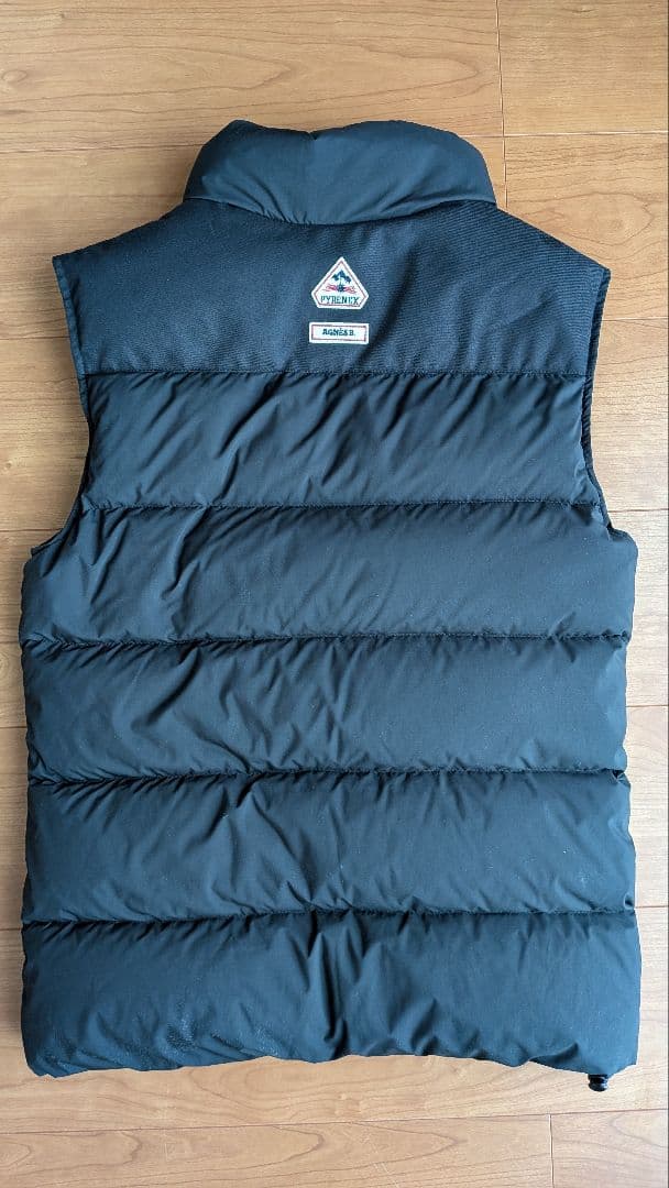 PYRENEX ダウンベスト ブラック XS