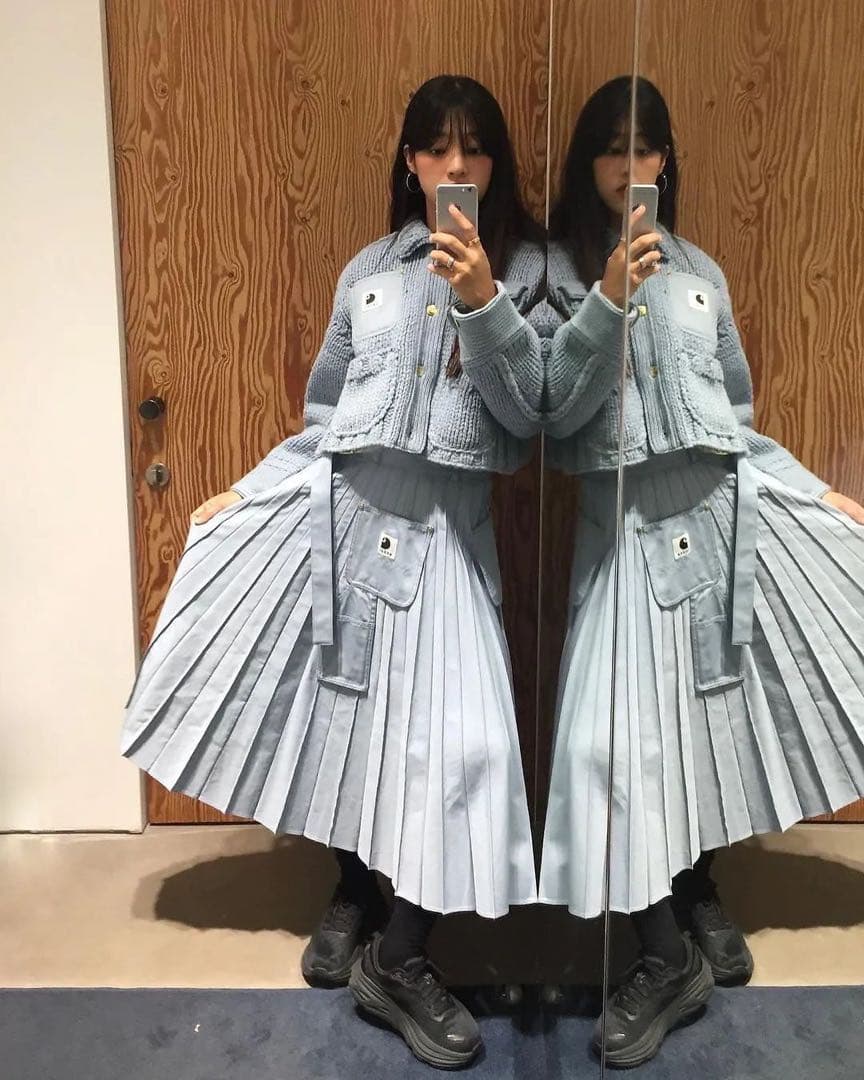 本物新品sacai×Carhartt ニットジャケット