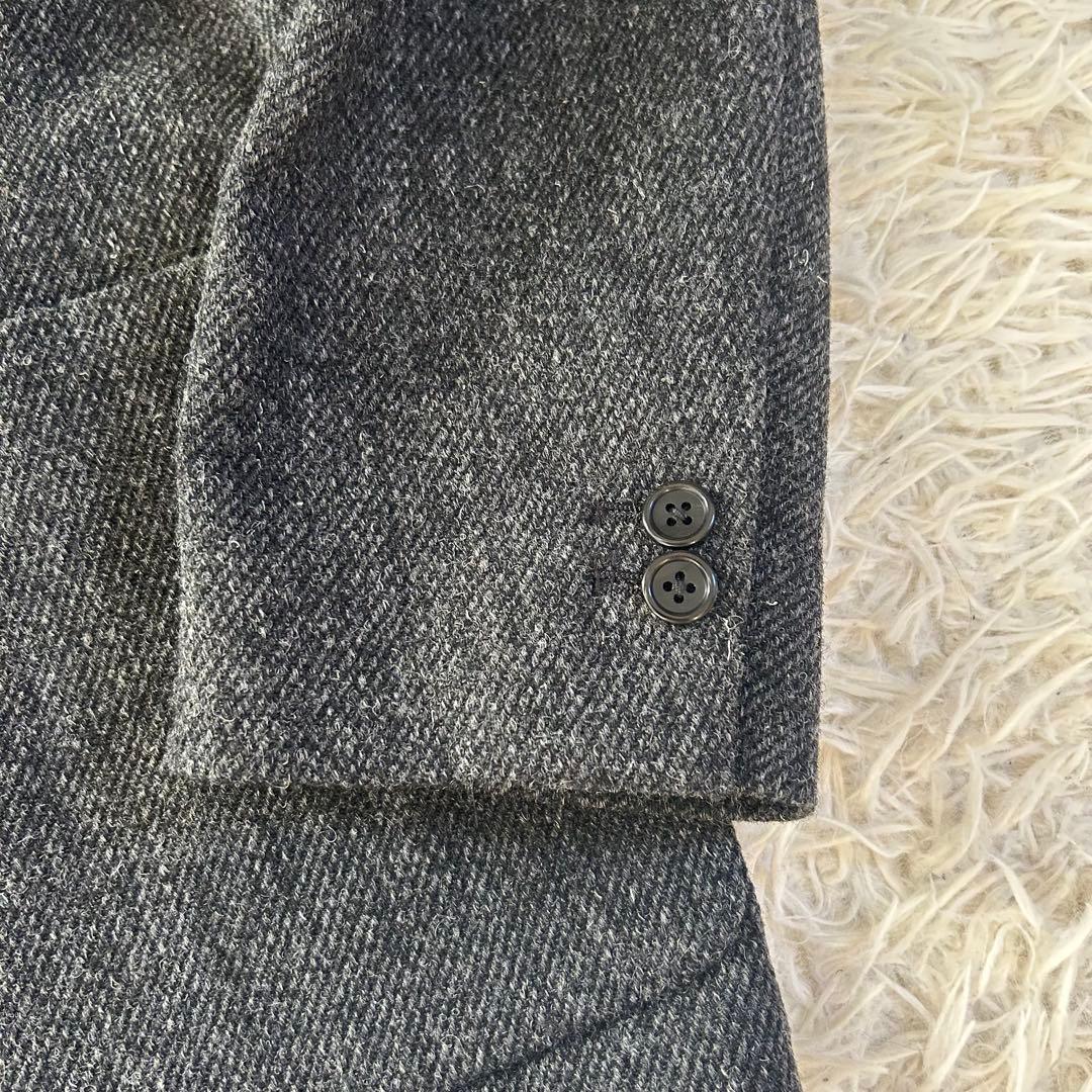 極美品　MARGARET HOWELL ツイード　テーラードジャケット　グレー