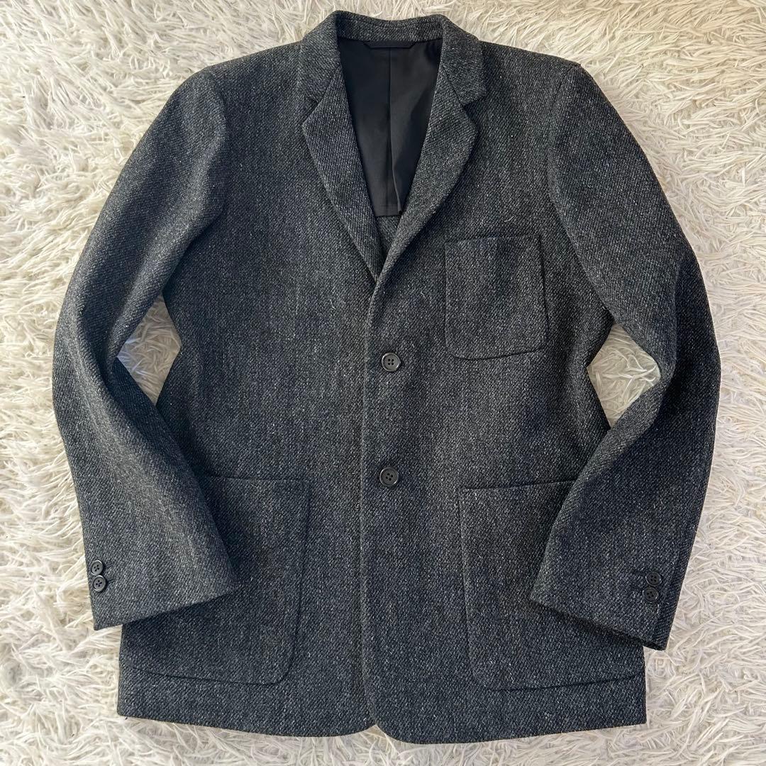極美品　MARGARET HOWELL ツイード　テーラードジャケット　グレー