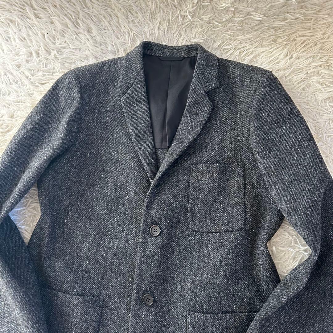 極美品　MARGARET HOWELL ツイード　テーラードジャケット　グレー