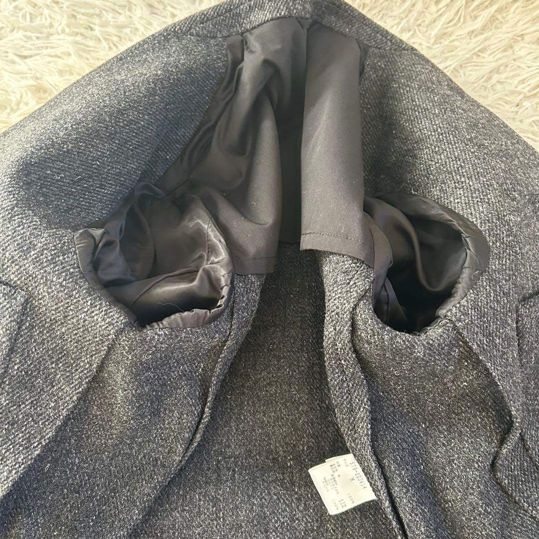 極美品　MARGARET HOWELL ツイード　テーラードジャケット　グレー